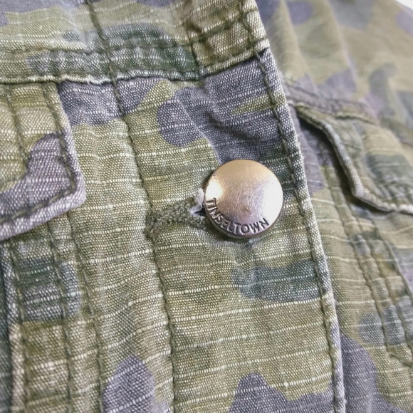 Tinseltown Denim Couture Camo Crop Jacket, XS - Picture 2 of 11
